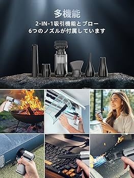 Amazon | Smiling Shark 電動エアダスター J02,【アルミニウム合金製